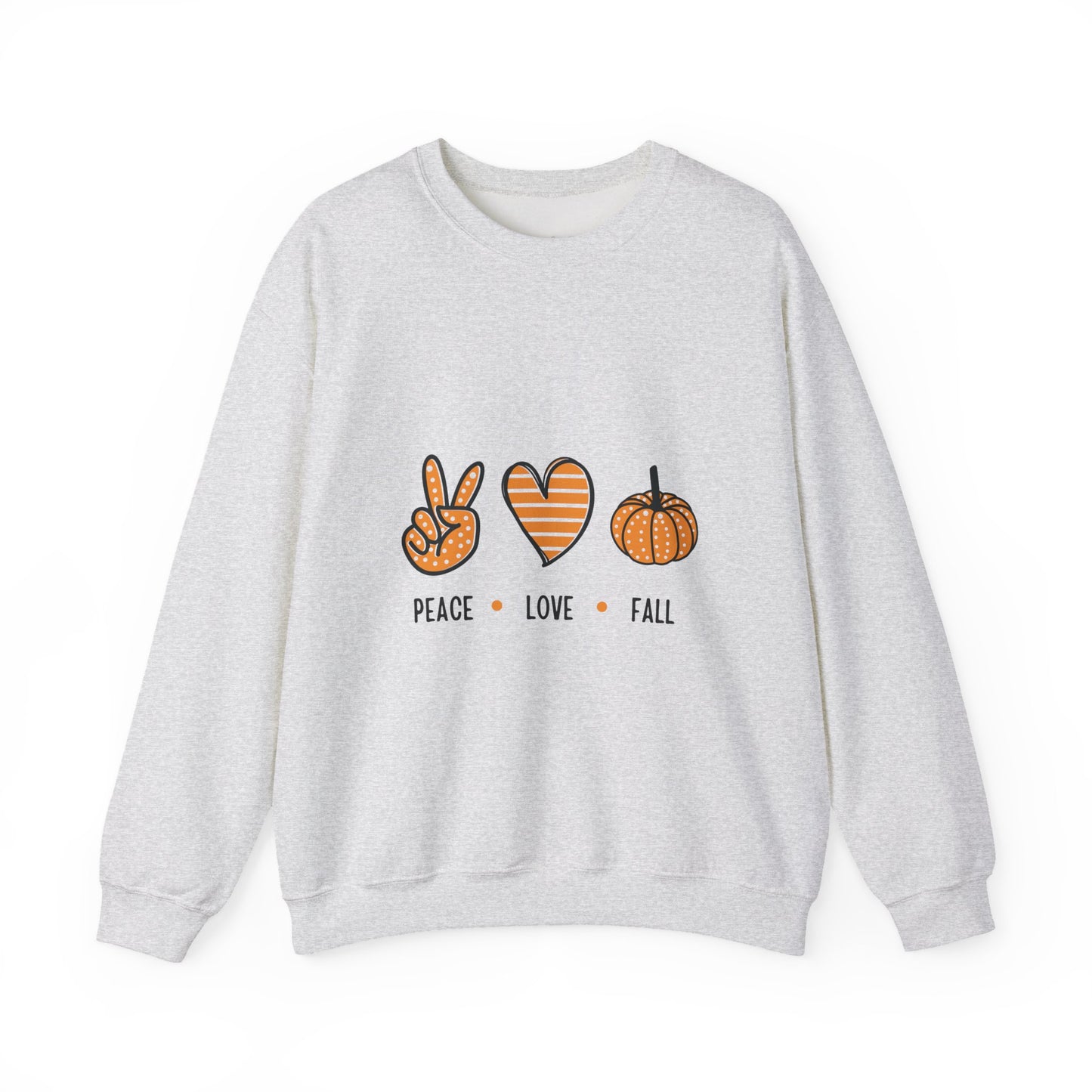 Peace Love Fall Crewneck Sweatshirt