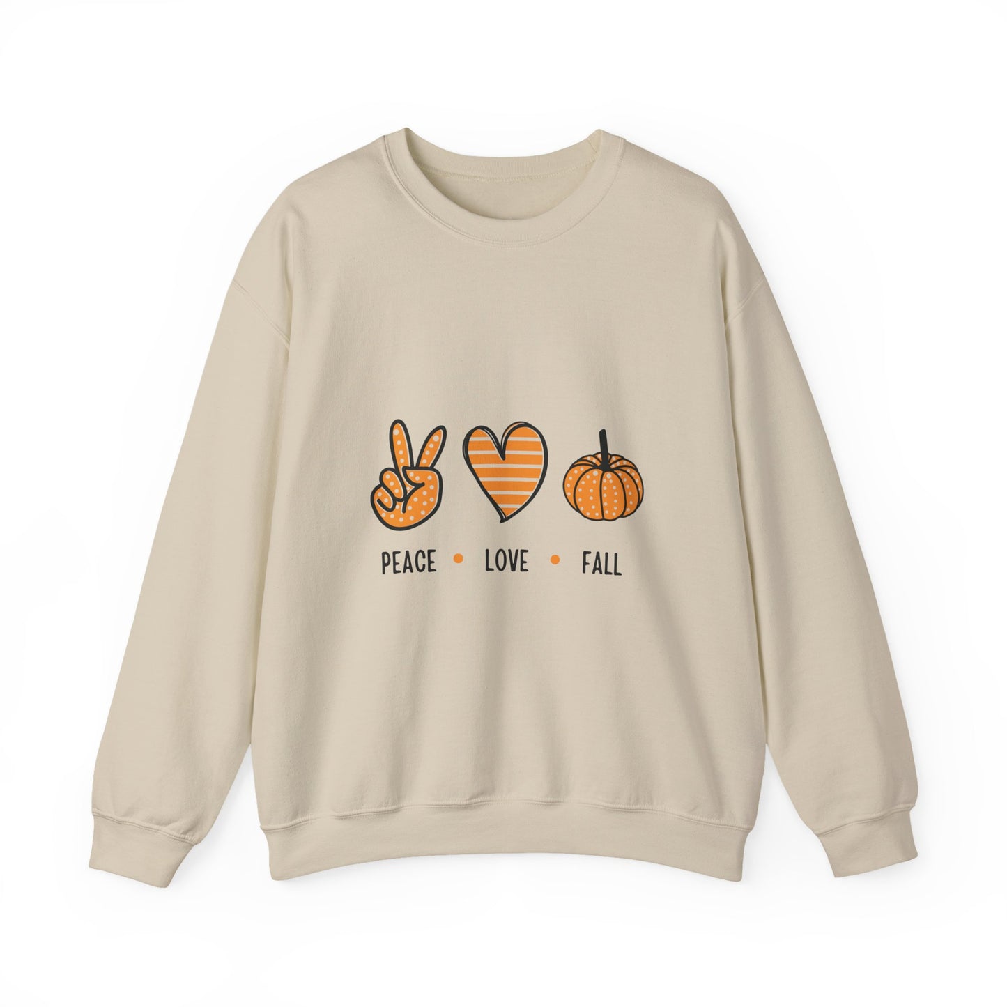 Peace Love Fall Crewneck Sweatshirt