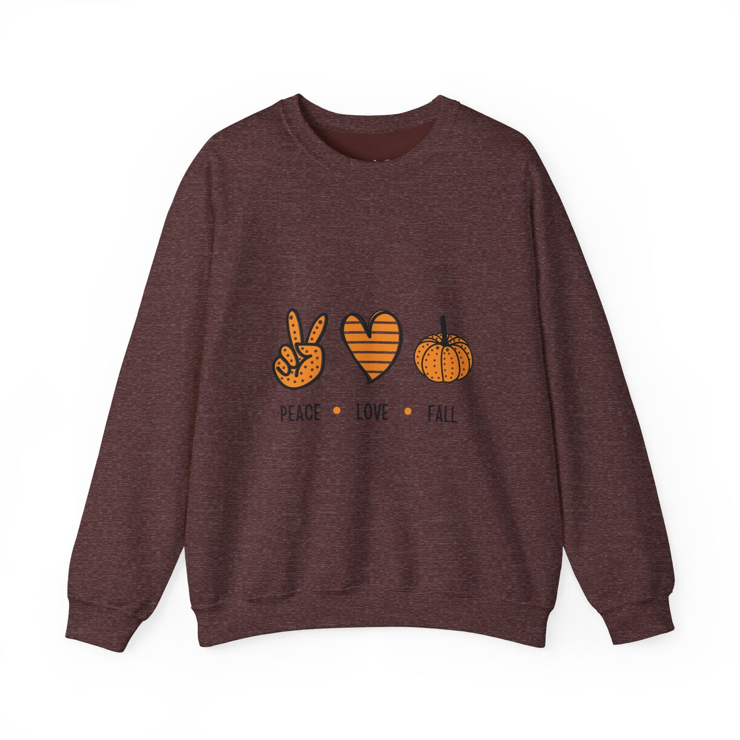 Peace Love Fall Crewneck Sweatshirt