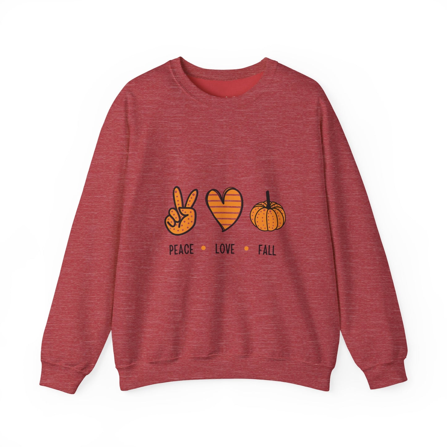 Peace Love Fall Crewneck Sweatshirt
