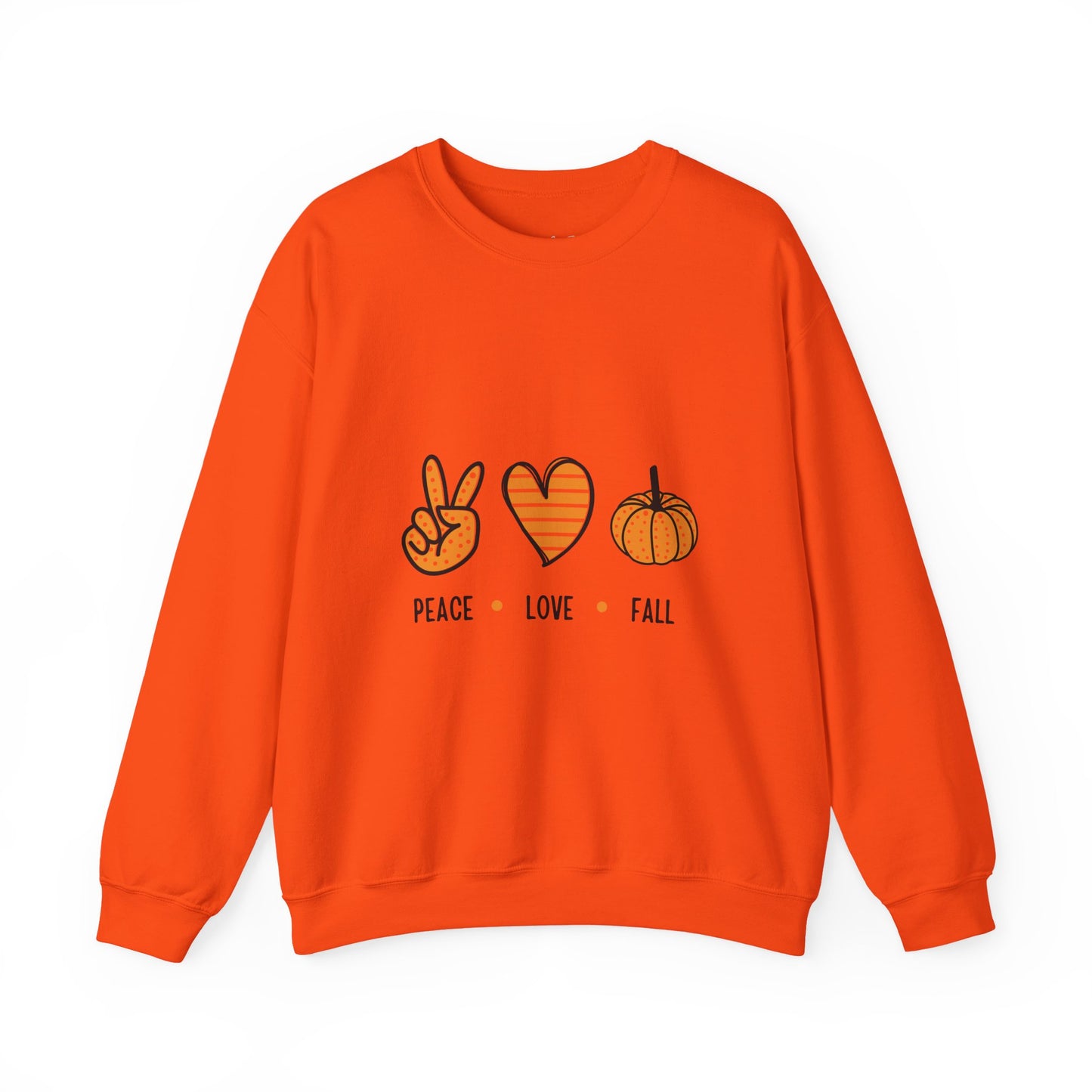 Peace Love Fall Crewneck Sweatshirt