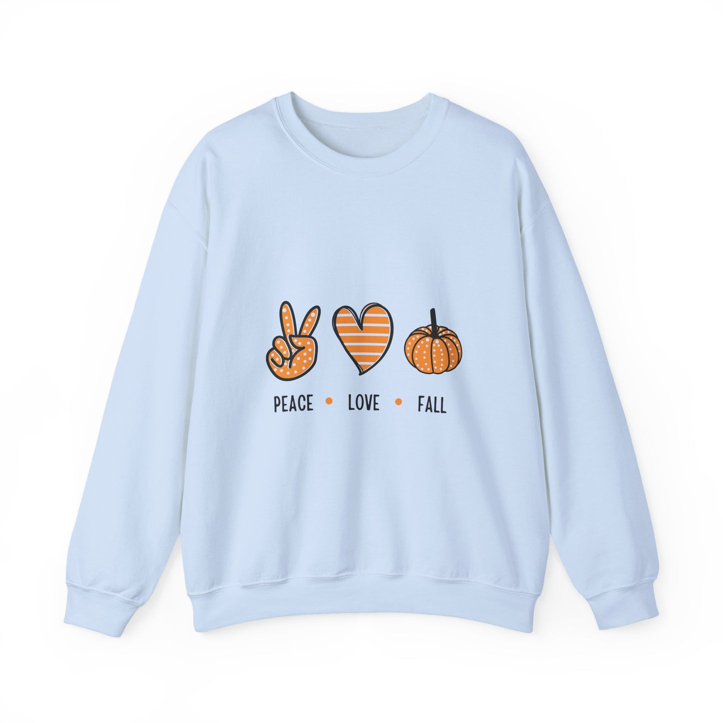 Peace Love Fall Crewneck Sweatshirt