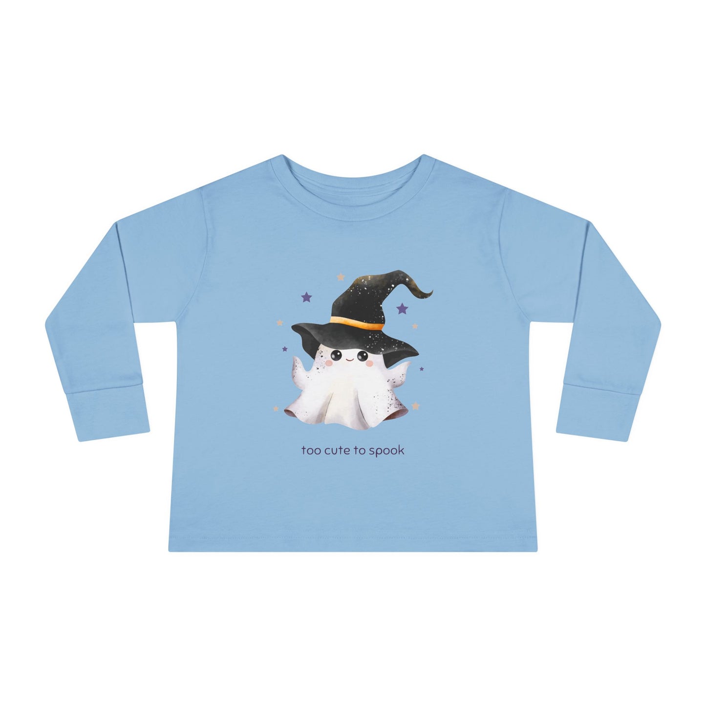 Too Cute to Spook Toddler Long Sleeve Shirt