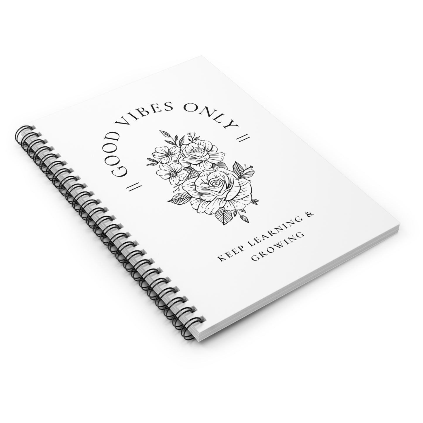 Good Vibes Only Spiral Notebook