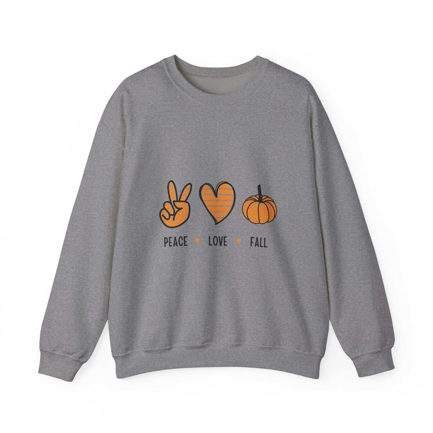 Peace Love Fall Crewneck Sweatshirt