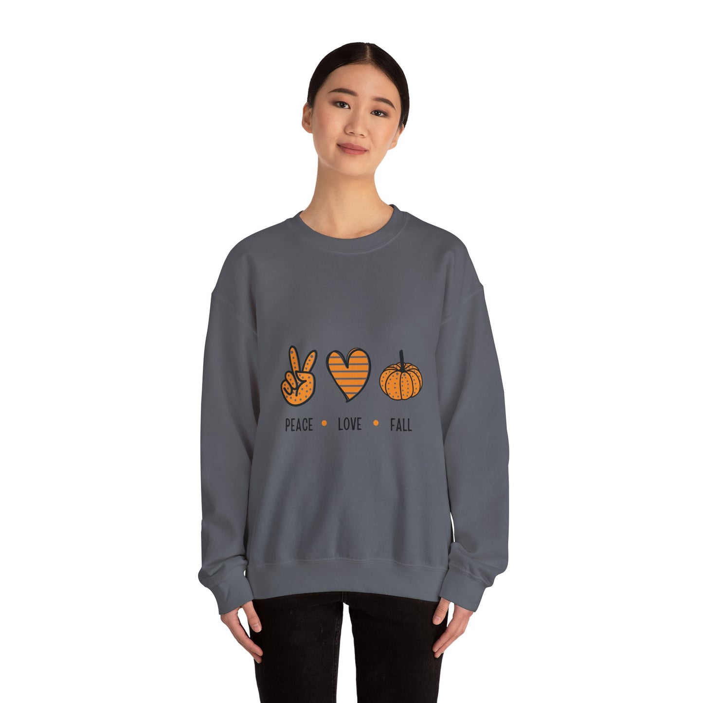 Peace Love Fall Crewneck Sweatshirt