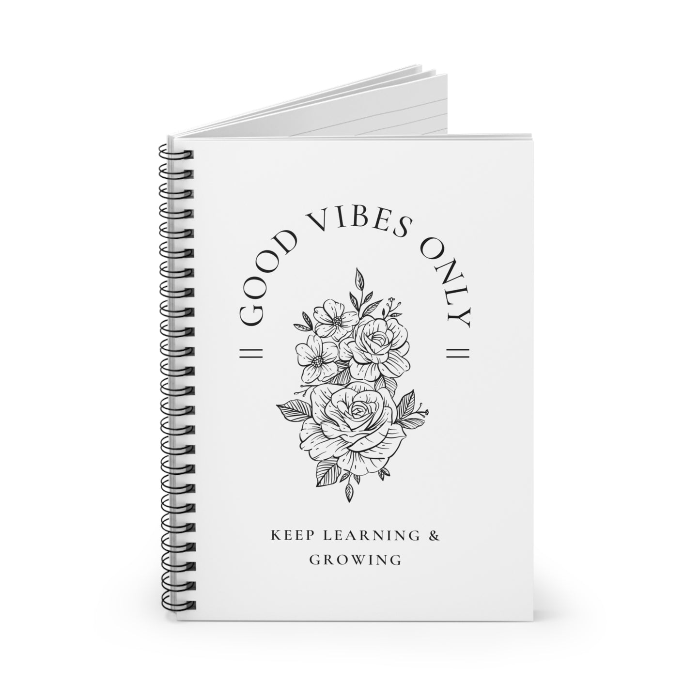 Good Vibes Only Spiral Notebook