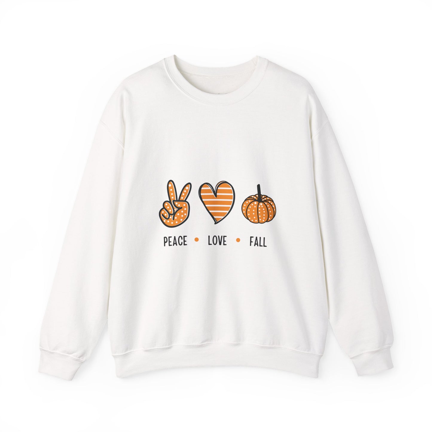 Peace Love Fall Crewneck Sweatshirt