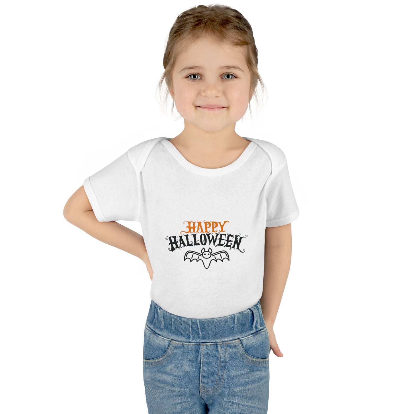 Happy Halloween Bat Baby Onesie