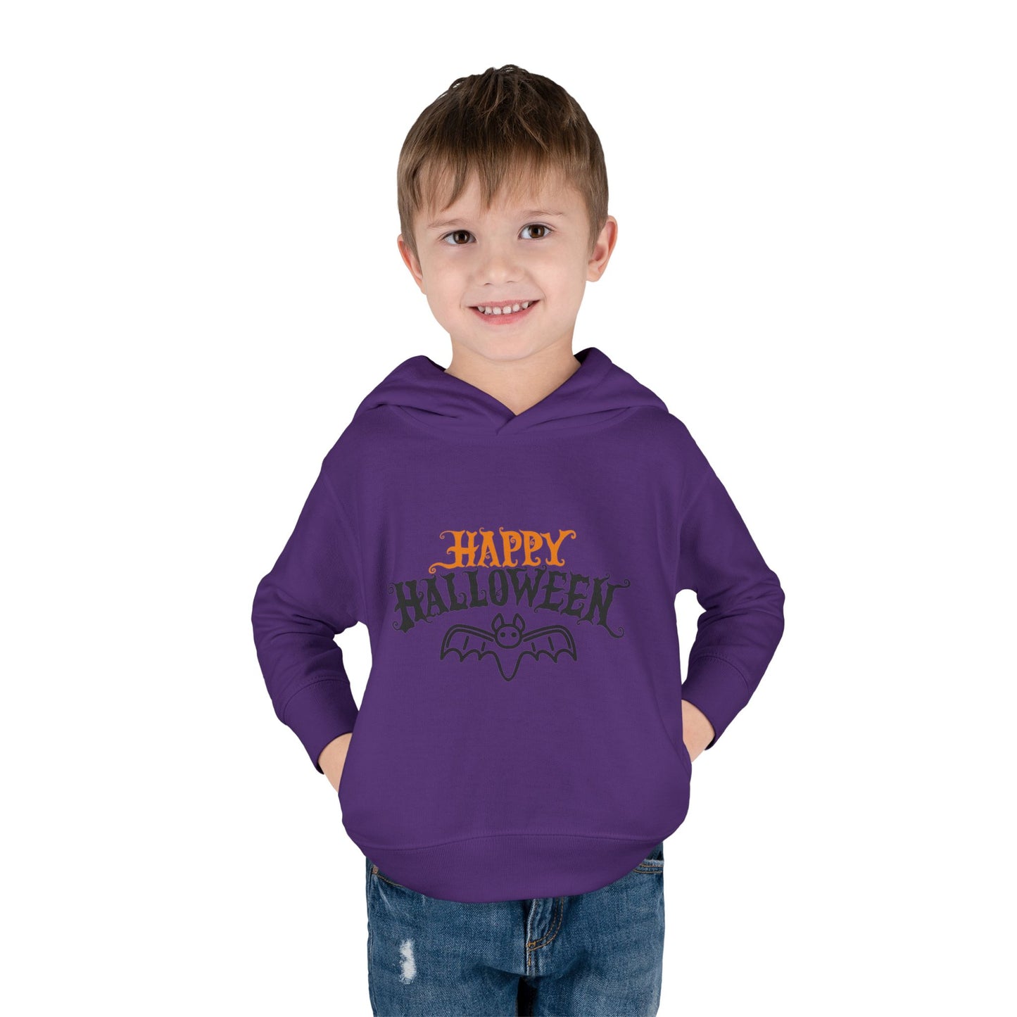 Happy Halloween Bat Toddler Hoodie