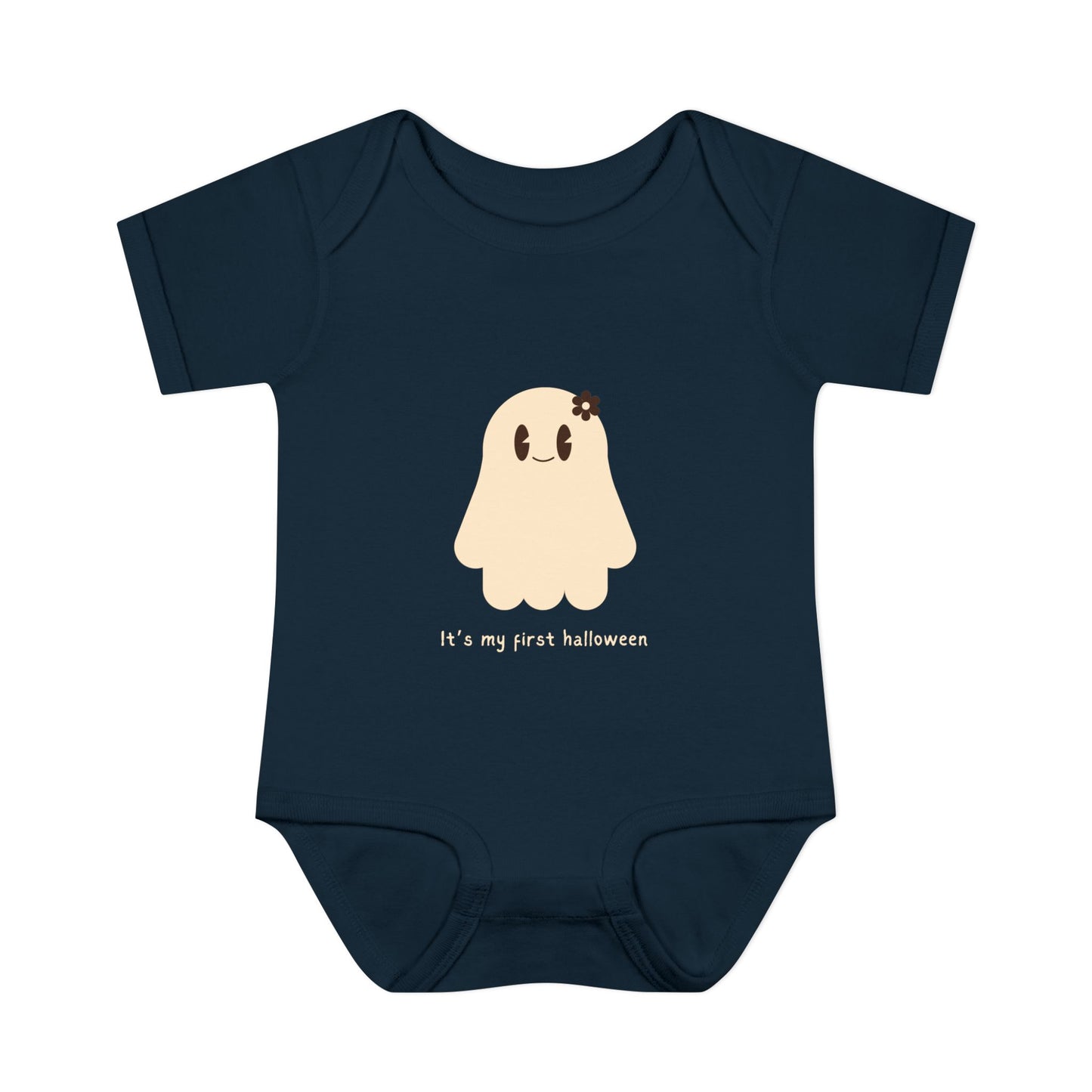 Ghost First Halloween Baby Onesie
