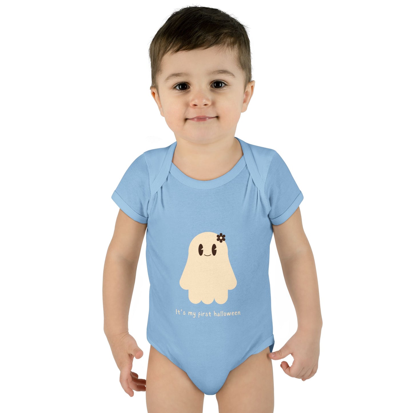 Ghost First Halloween Baby Onesie