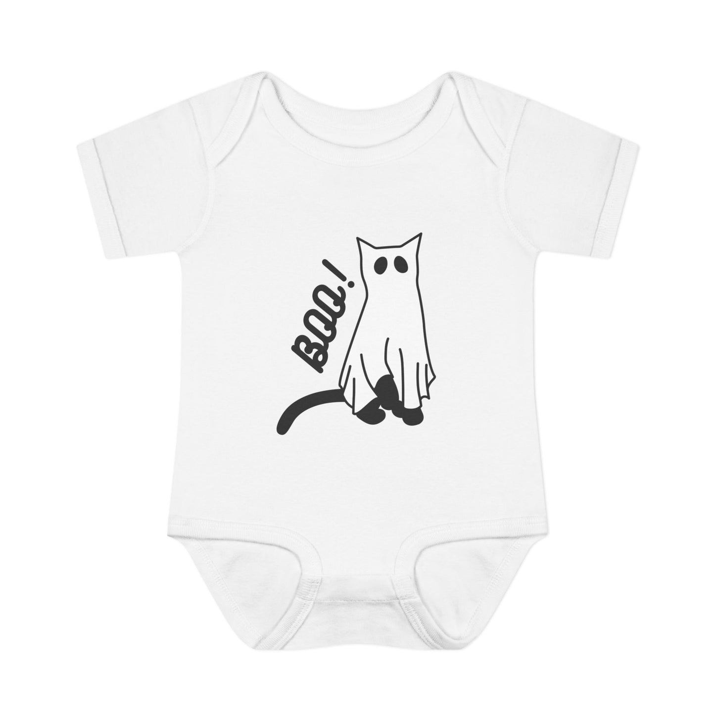 Boo Kitty Baby Onesie