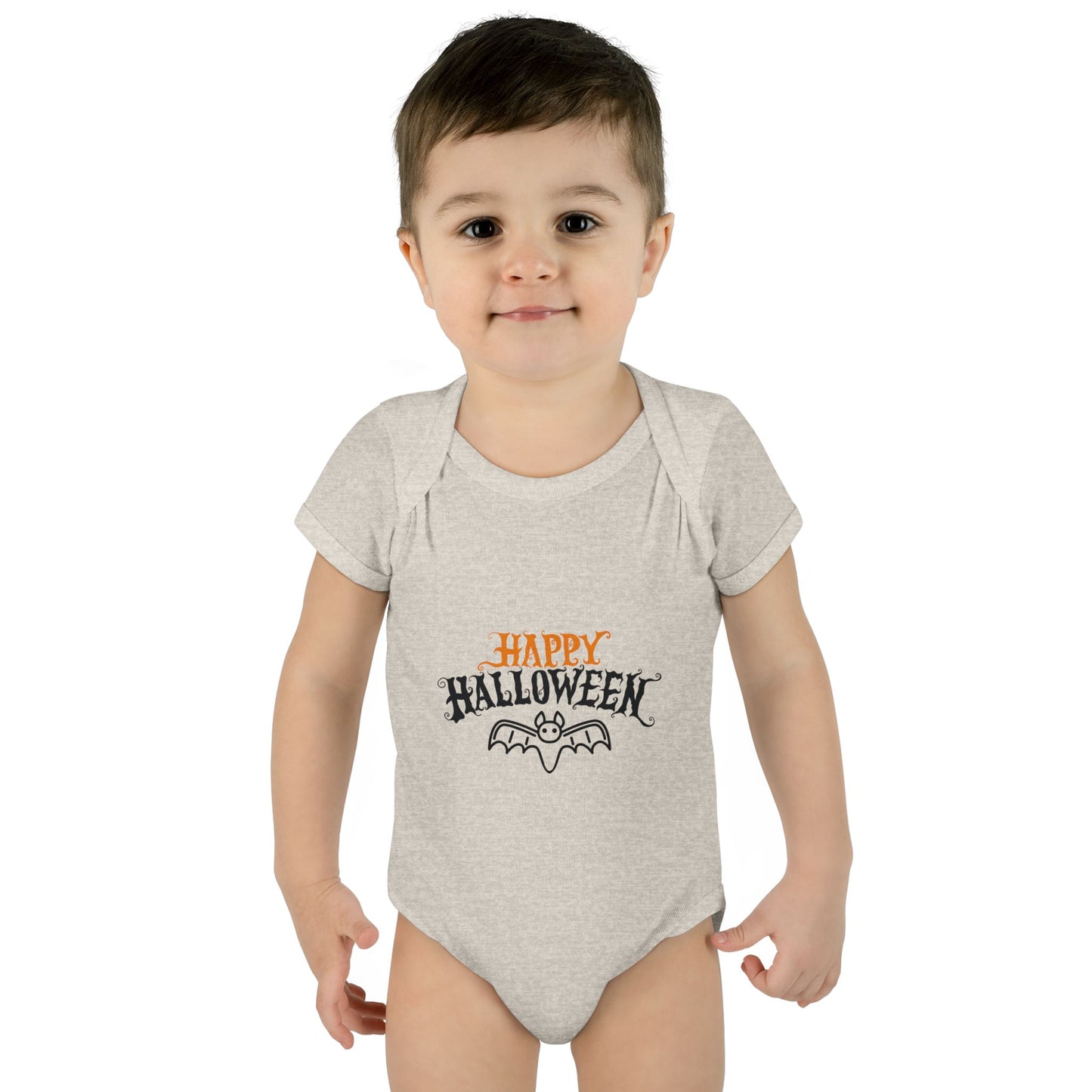 Happy Halloween Bat Baby Onesie