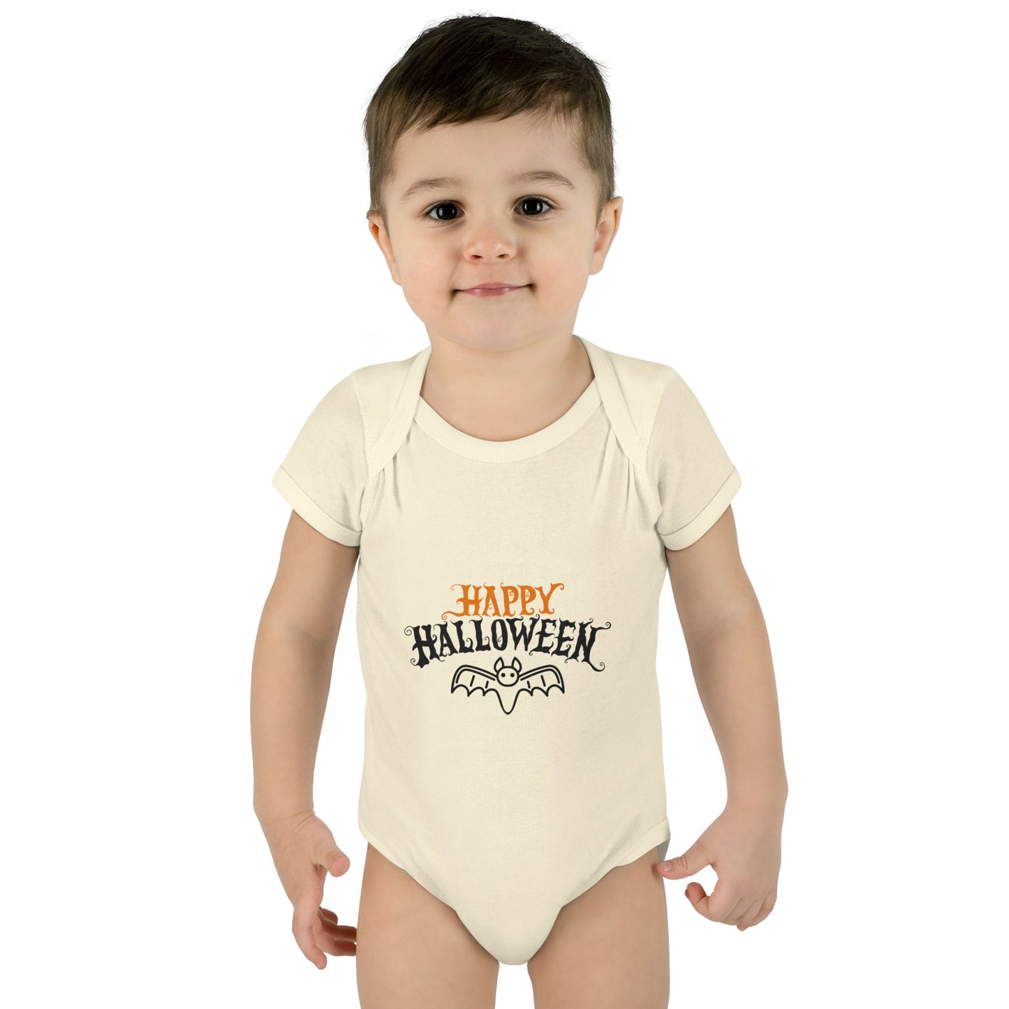 Happy Halloween Bat Baby Onesie