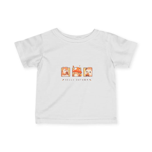 Hello Autumn Animals Infant Tee