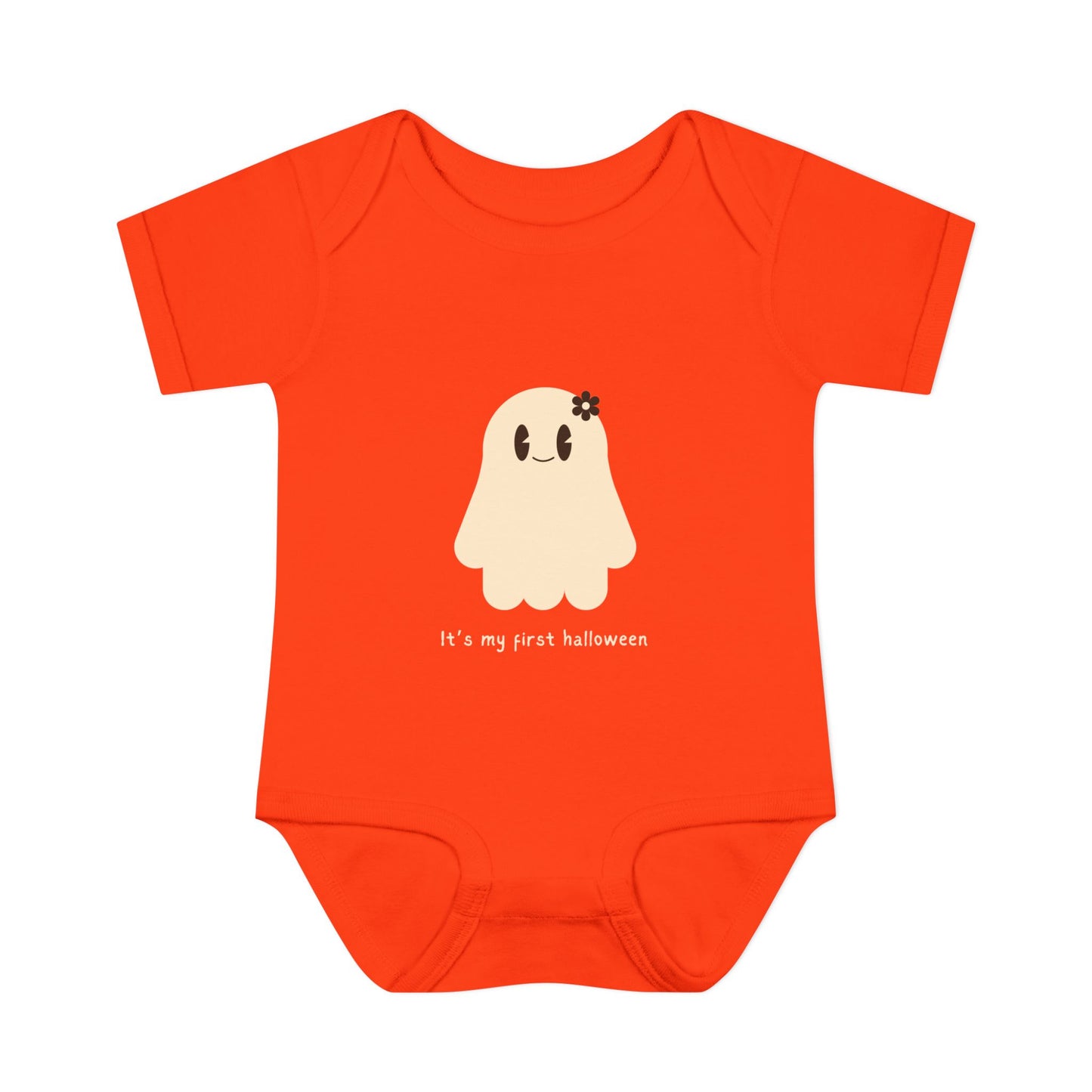 Ghost First Halloween Baby Onesie