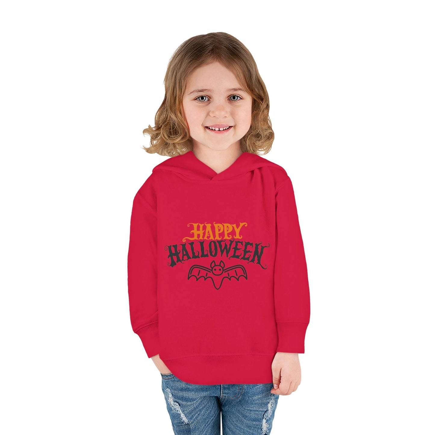 Happy Halloween Bat Toddler Hoodie
