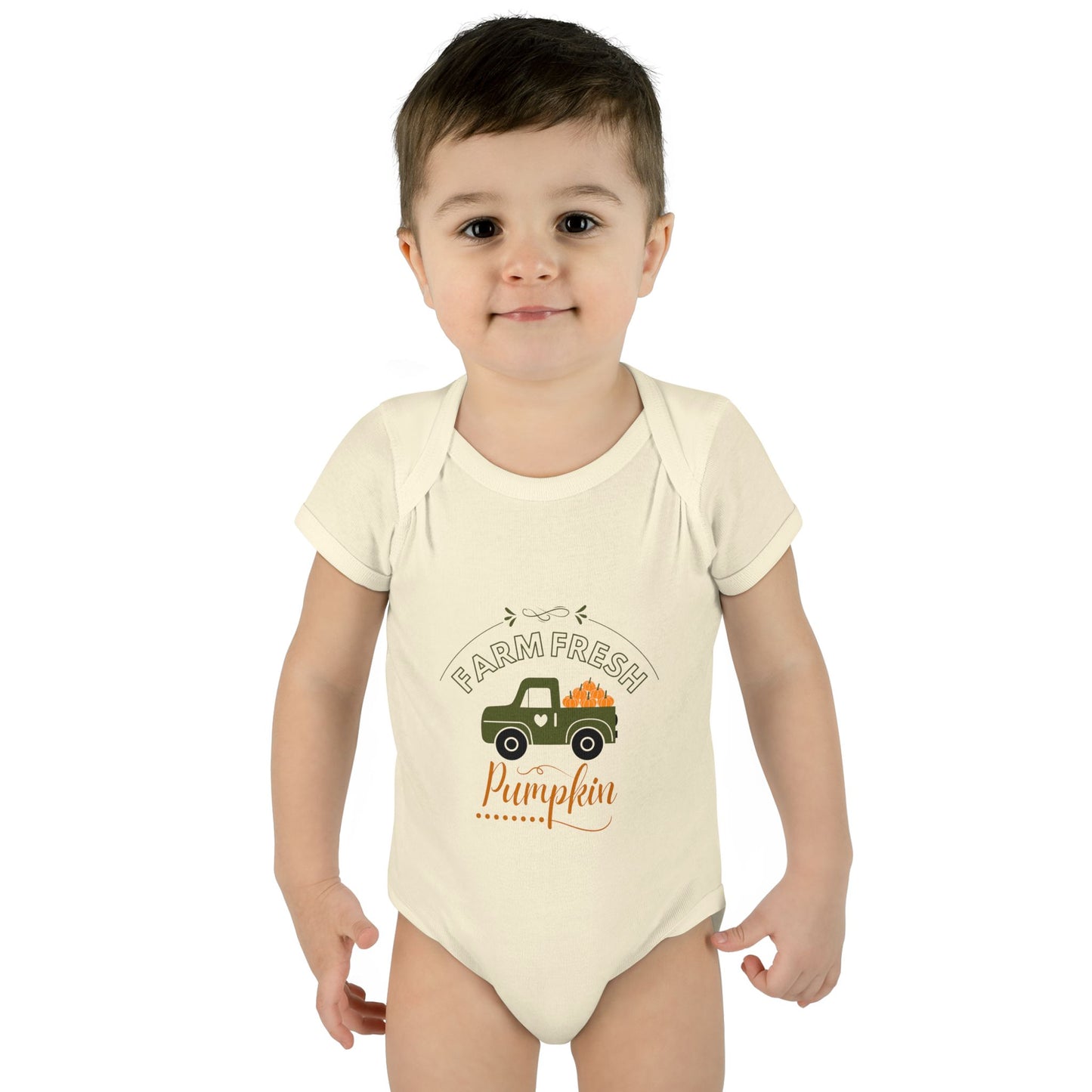 Farm Fresh Pumpkin Baby Onesie