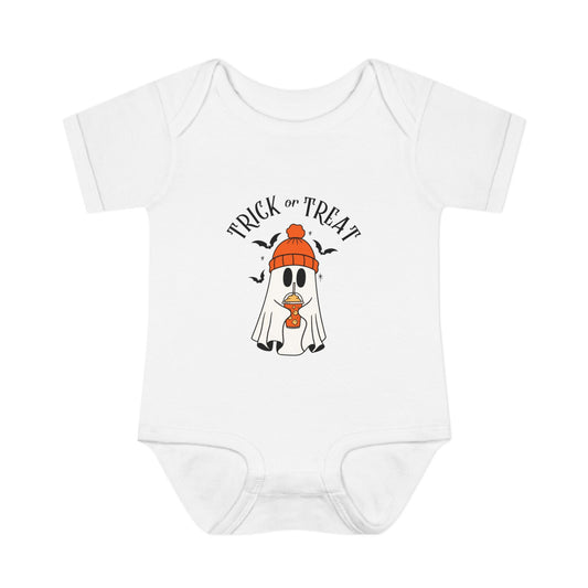 Trick or Treat Ghost Baby Onesie
