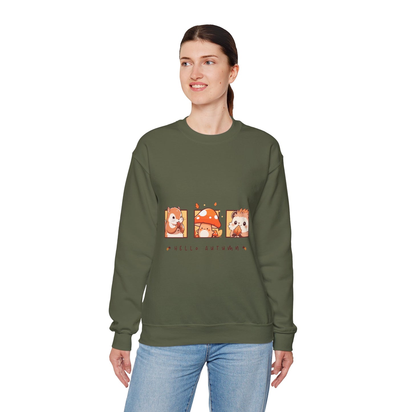 Hello Autumn Animals Women’s Sweater