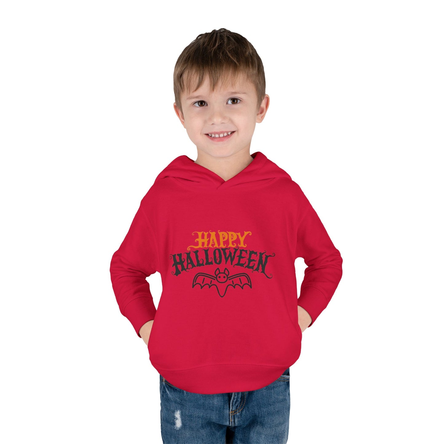 Happy Halloween Bat Toddler Hoodie