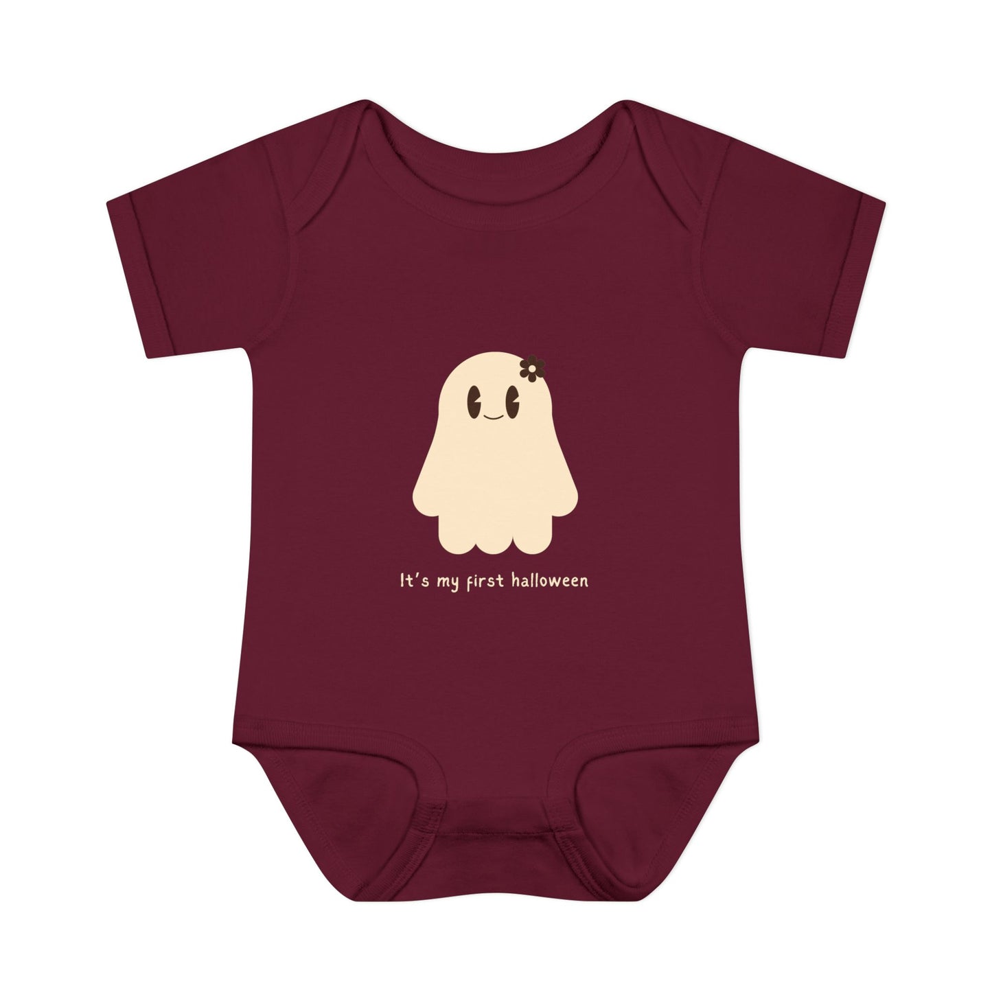 Ghost First Halloween Baby Onesie