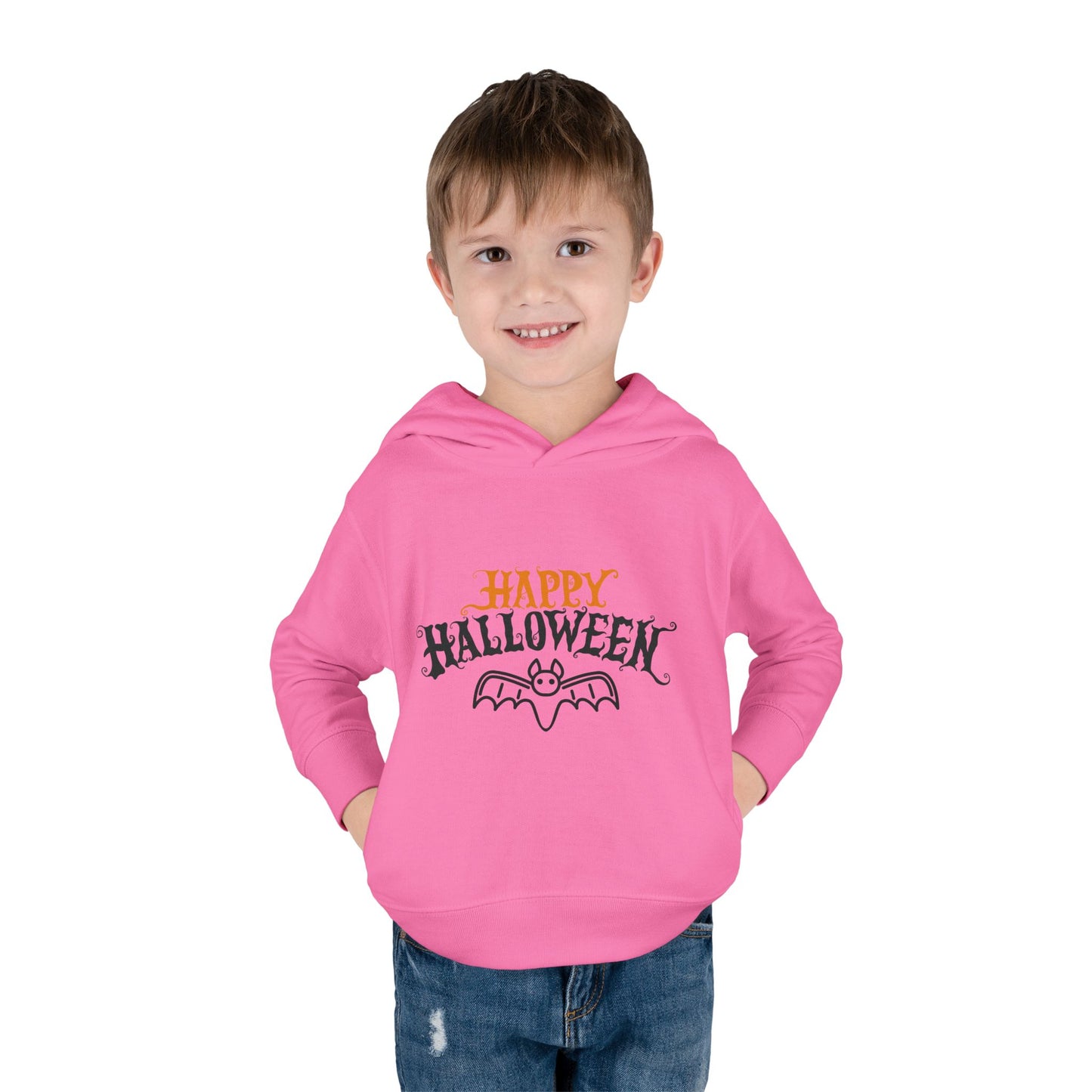 Happy Halloween Bat Toddler Hoodie