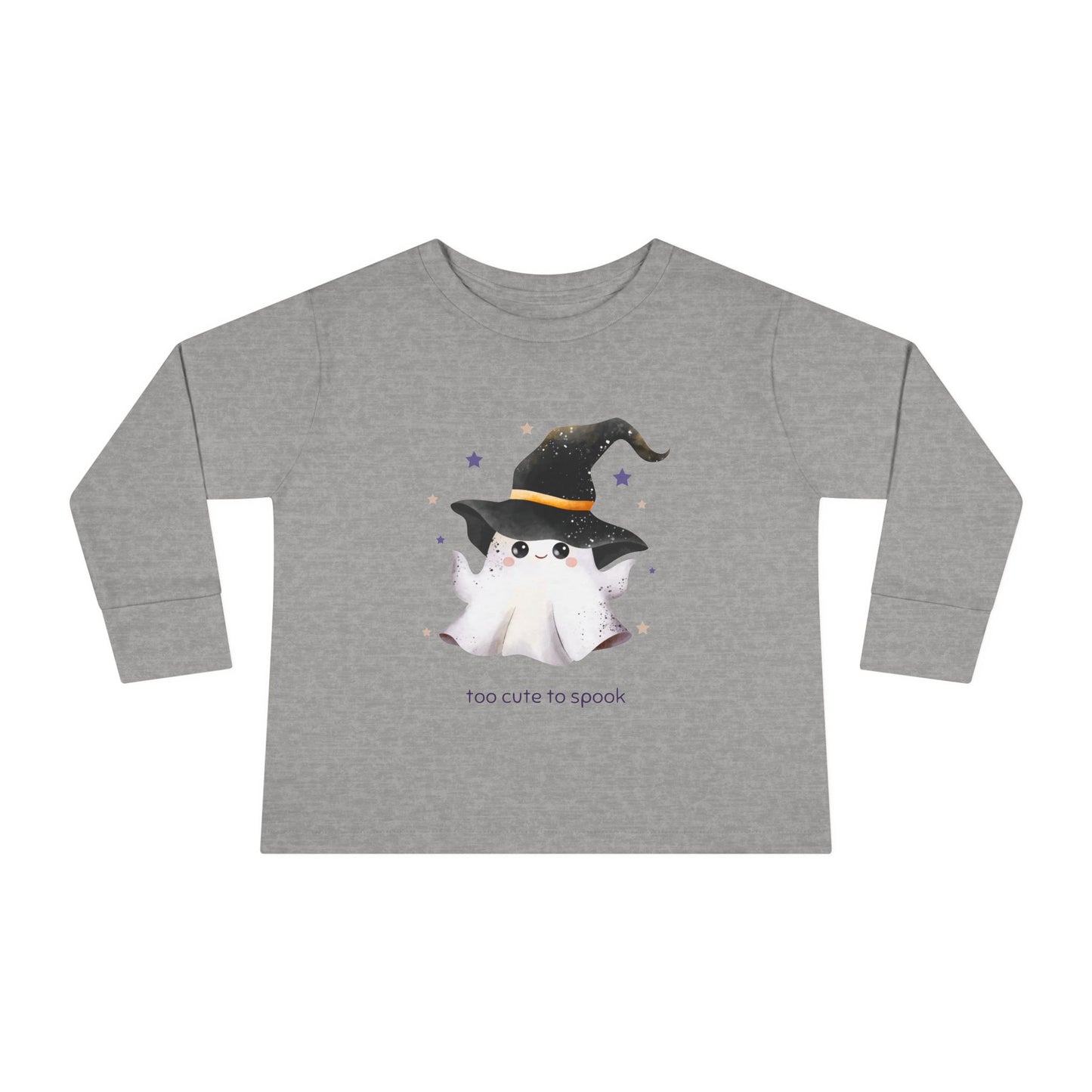 Too Cute to Spook Toddler Long Sleeve Shirt