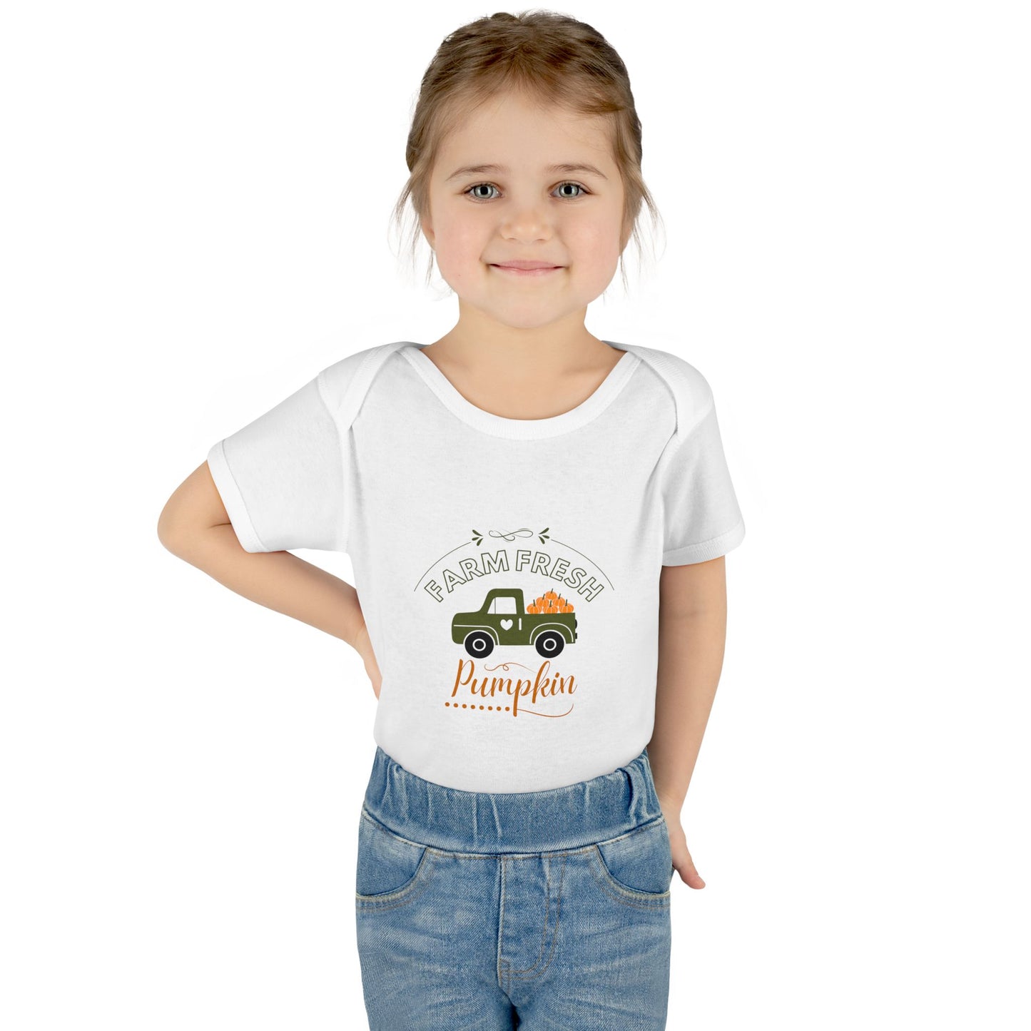 Farm Fresh Pumpkin Baby Onesie