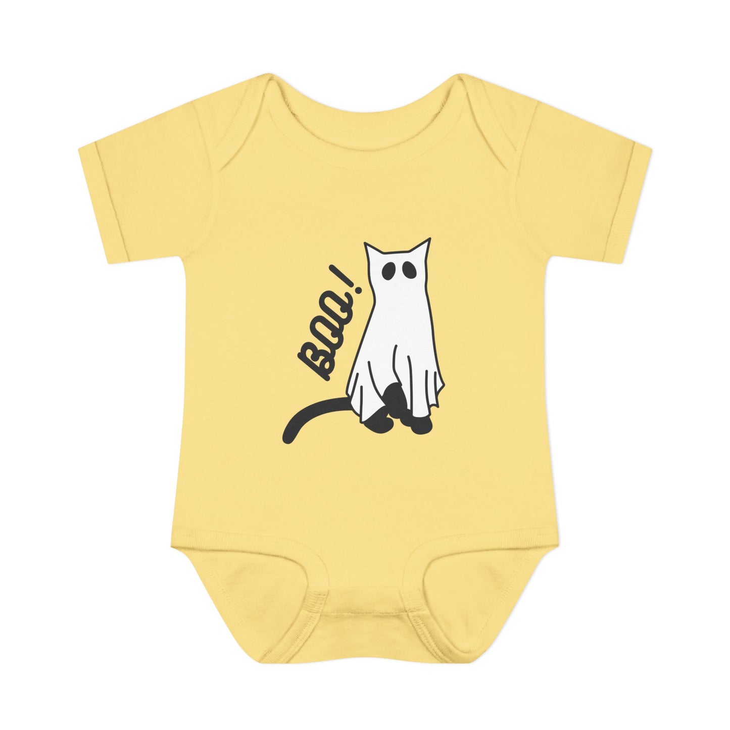 Boo Kitty Baby Onesie