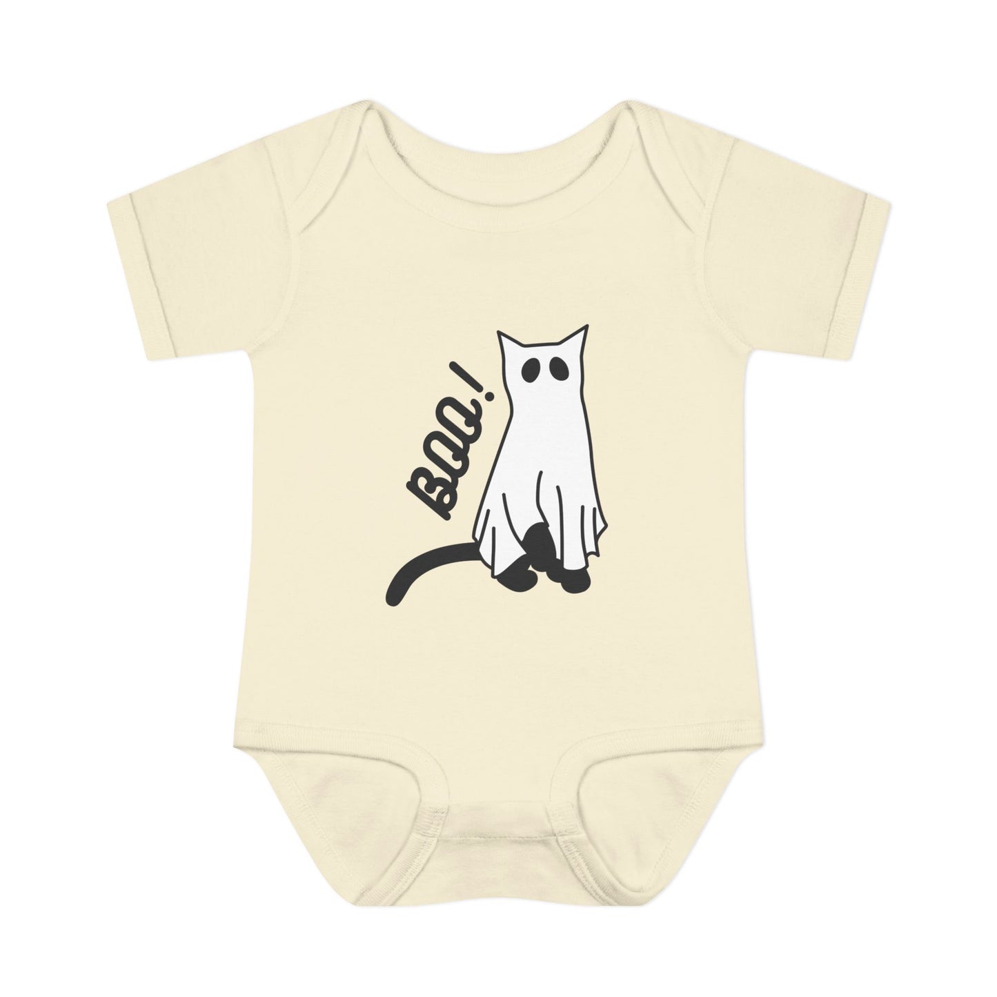 Boo Kitty Baby Onesie