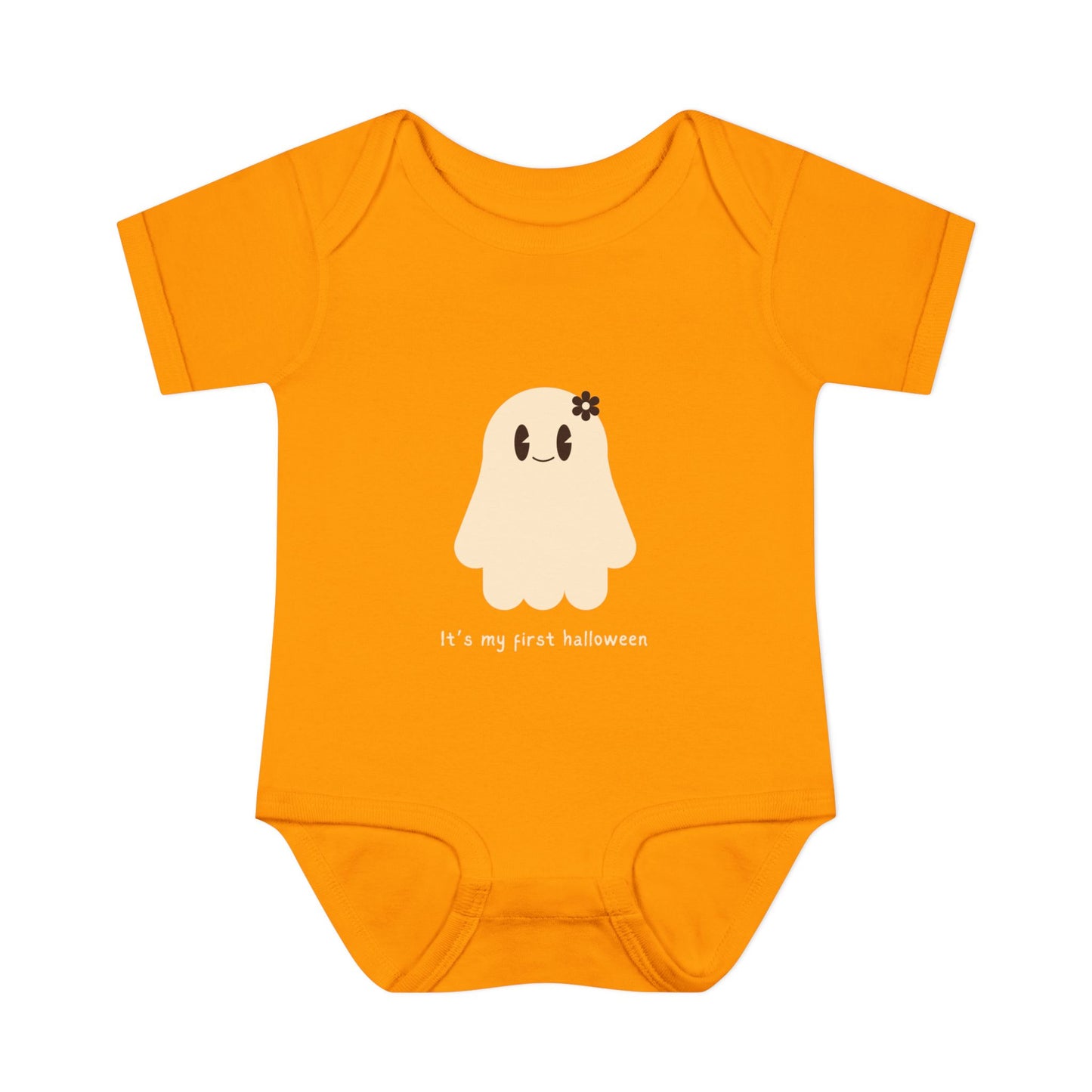 Ghost First Halloween Baby Onesie