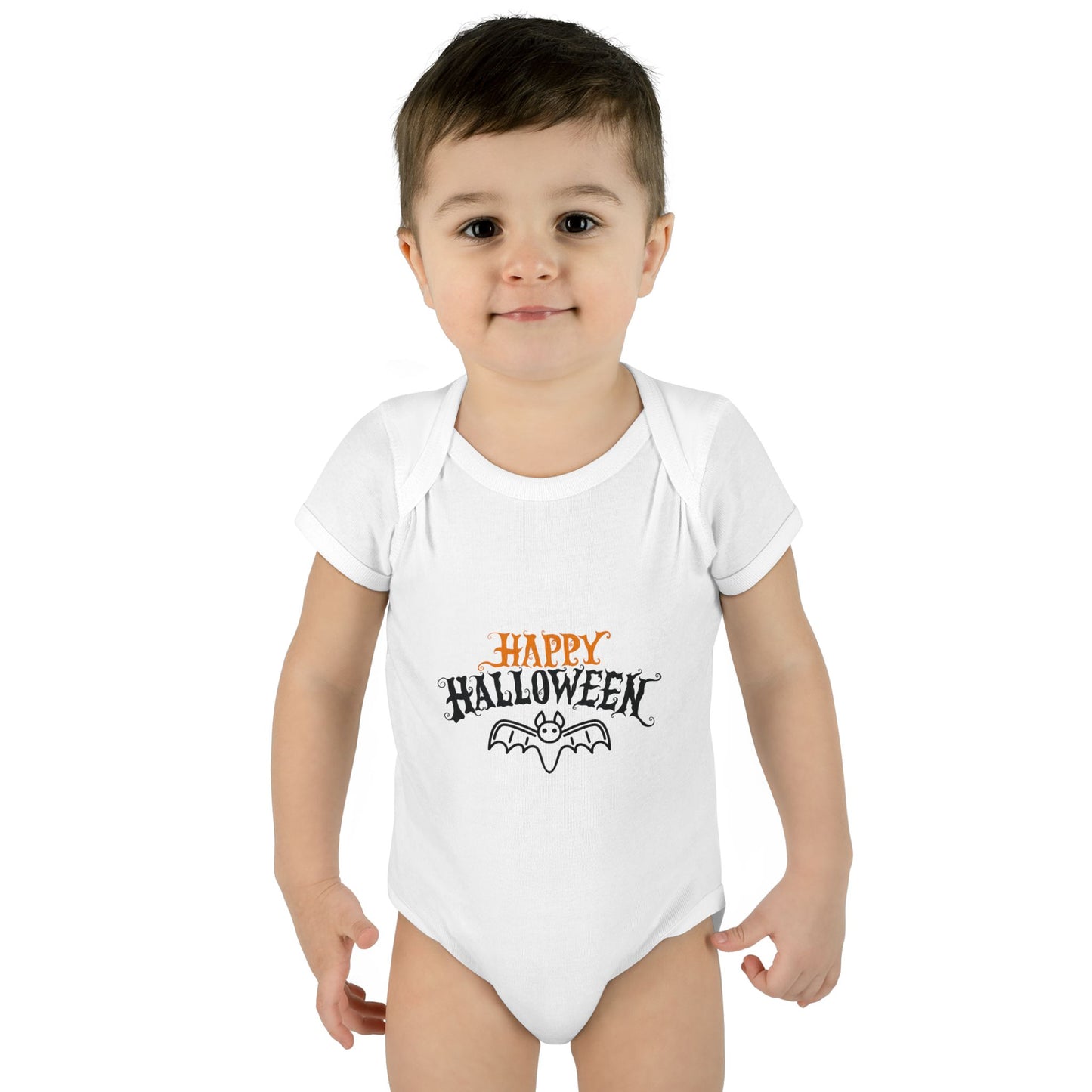 Happy Halloween Bat Baby Onesie