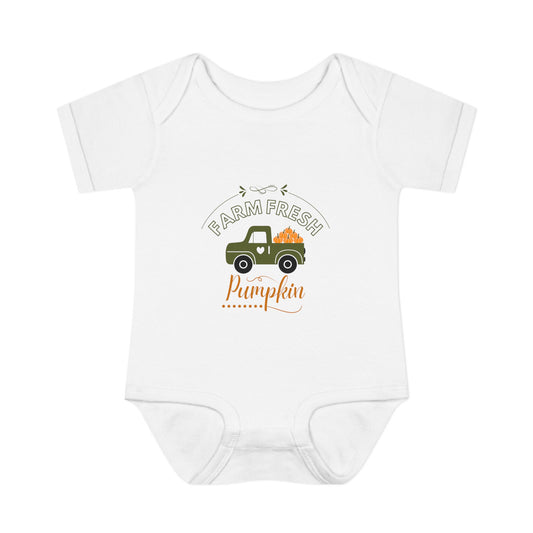 Farm Fresh Pumpkin Baby Onesie