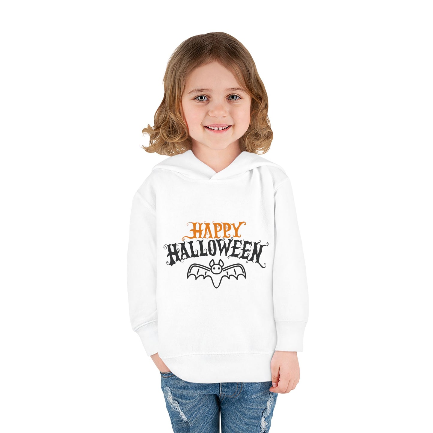 Happy Halloween Bat Toddler Hoodie