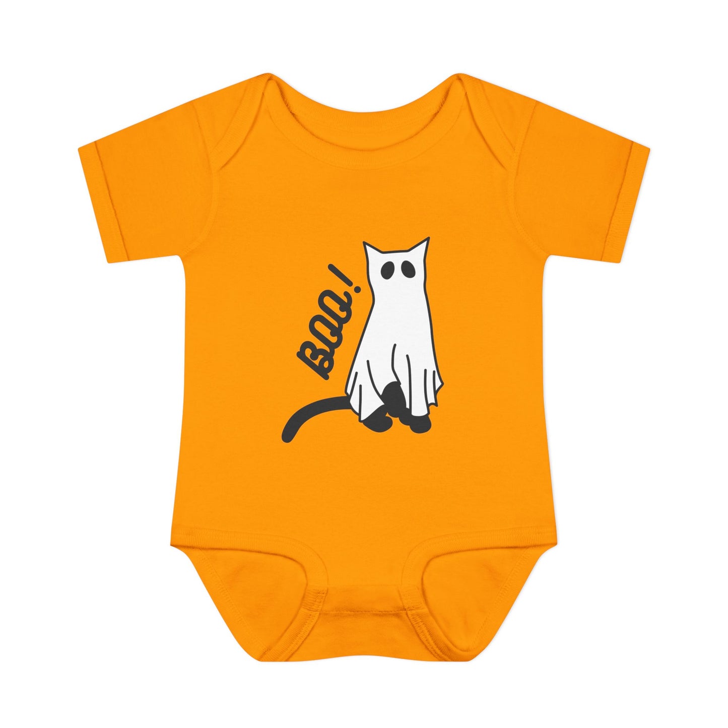 Boo Kitty Baby Onesie