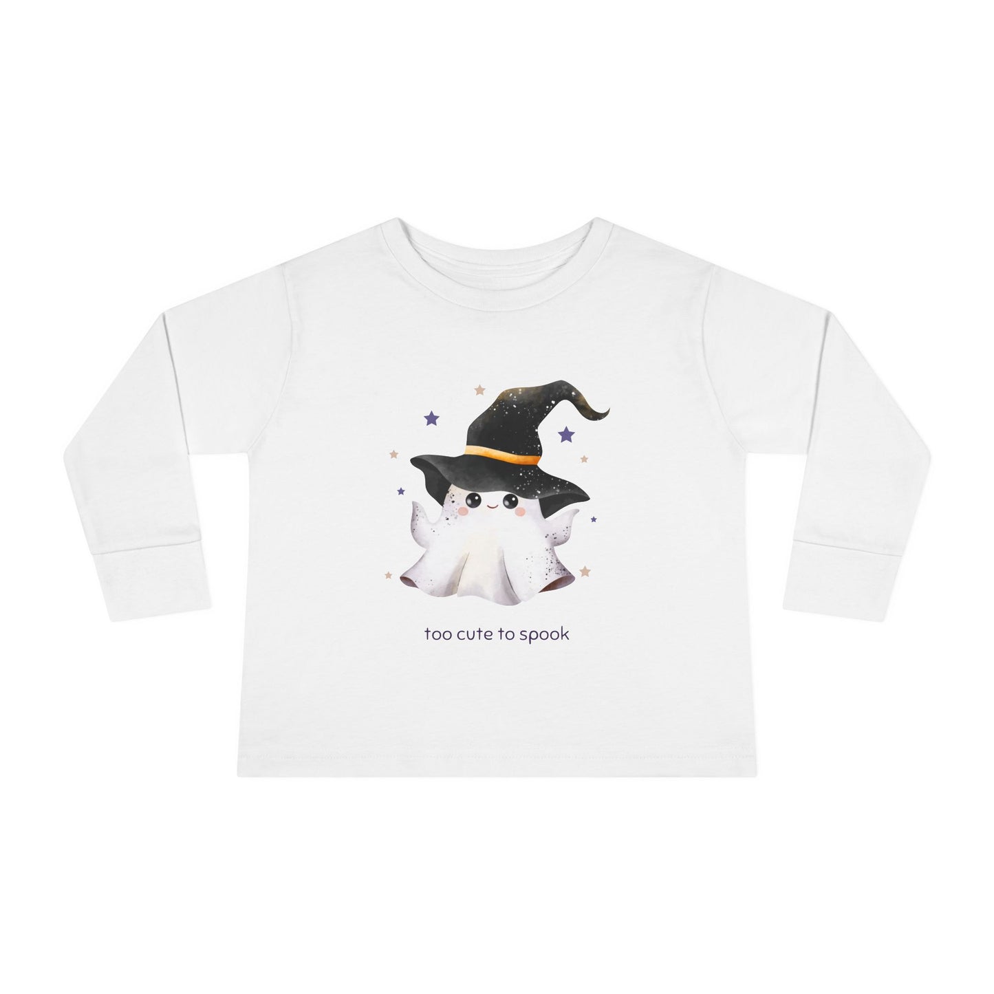 Too Cute to Spook Toddler Long Sleeve Shirt