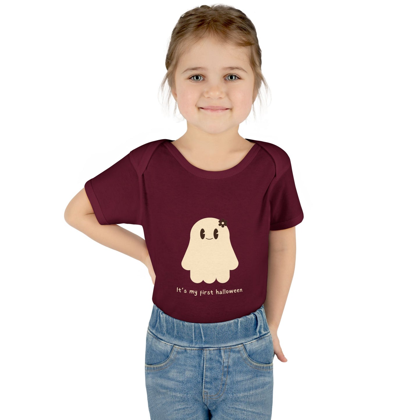 Ghost First Halloween Baby Onesie