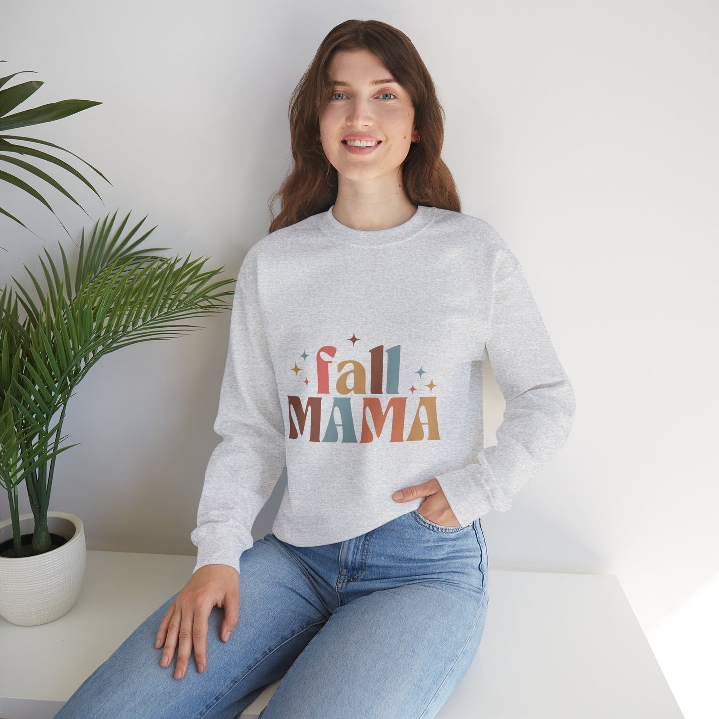 Sparkle Fall Mama Women’s Sweater